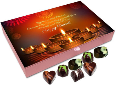 

Chocholik Diwali Gift Box - Rejoice On The Blessed Occasion Of Diwali Chocolate Box - 12pc Truffles(144 g)