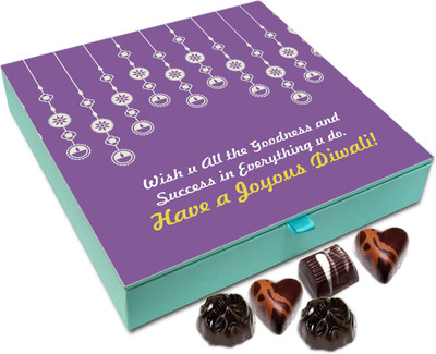 

Chocholik Diwali Gift Box - Have A Joyous Deepawali Chocolate Box - 9pc Truffles(108 g)