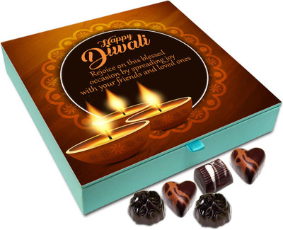 

Chocholik Diwali Gift Box - Have A Beautiful And Pollution Free Diwali Chocolate Box - 9pc Truffles(108 g)