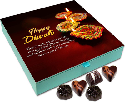 

Chocholik Diwali Gift - On This Diwali Burn All Egos Chocolate Box - 9pc Truffles(108 g)