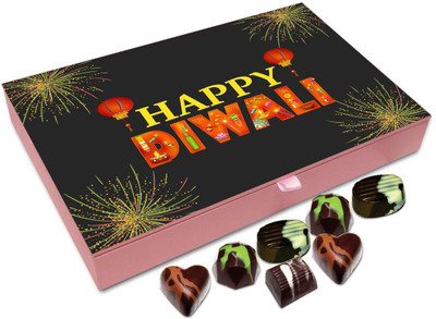 

Chocholik Diwali Gift Box - Happy Diwali To All The Wonderful Mentors Chocolate Box - 12pc Truffles(144 g)