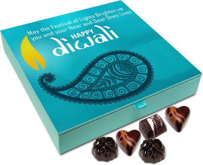 

Chocholik Diwali Gift Box - May The Festival Of Diwali Brighten Up Your Life Chocolate Box - 9pc Truffles(108 g)