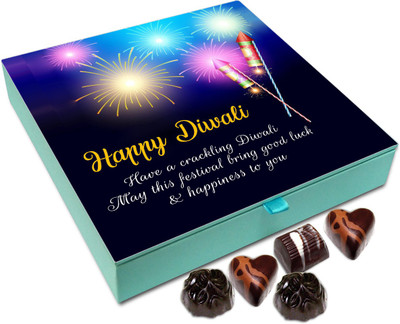 

Chocholik Diwali Gift - May The Deepawali Bring Lots Of Fun And Happiness Chocolate Box - 9pc Truffles(108 g)