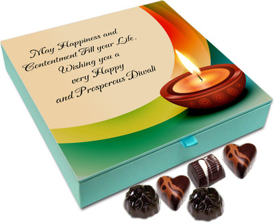 

Chocholik Diwali Gift - Wish You A Diwali Full Of Wisdom Chocolate Box - 9pc Truffles(108 g)