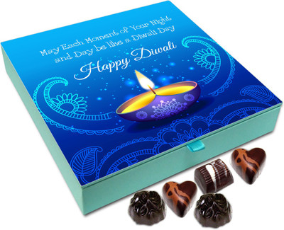 

Chocholik Diwali Gift - Wish Each Moment Of Your Day Be Like Diwali Chocolate Box - 9pc Truffles(108 g)