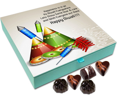 

Chocholik Diwali Gift Box - Have A Rocking Diwali Chocolate Box - 9pc Truffles(108 g)