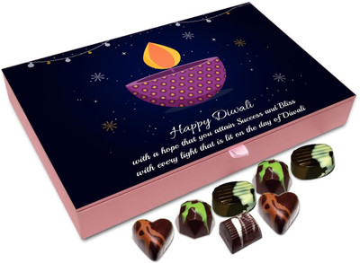 

Chocholik Diwali Gift Box - Hope You Attain A Lot Of Success Chocolate Box - 12pc Truffles(144 g)