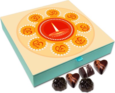 

Chocholik Diwali Gift Box - Have A Calm And Nature Friendly Diwali Chocolate Box - 9pc Truffles(108 g)