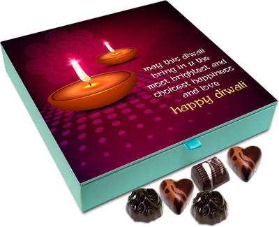 

Chocholik Diwali Gift Box - May This Diwali Brings Lots Of Success And Prosperity Chocolate Box - 9pc Truffles(108 g)