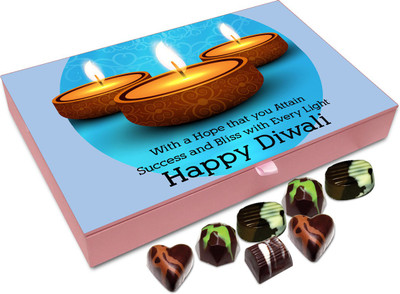 

Chocholik Diwali Gift Box - Wish You Attain Success With Every Candle Lit On This Diwali Chocolate Box - 12pc Truffles(144 g)