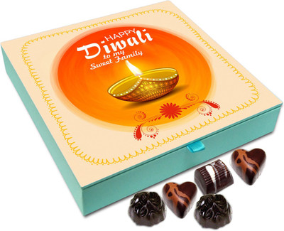 20 Off On Chocholik Diwali Gift Box Happy Diwali To My Sweet Family Chocolate Box 9pc Truffles 108 G On Flipkart Paisawapas Com