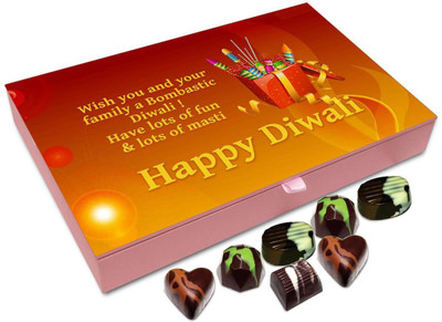 

Chocholik Diwali Gift Box - Have Lots Of Fun On This Diwali Chocolate Box - 12pc Truffles(144 g)