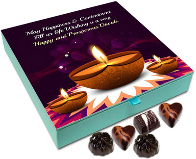 

Chocholik Diwali Gift Box - Have A Wonderful And Prosperous Diwali Chocolate Box - 9pc Truffles(108 g)