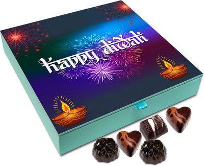 

Chocholik Diwali Gift - Happy Diwali To All My Colleagues Chocolate Box - 9pc Truffles(108 g)