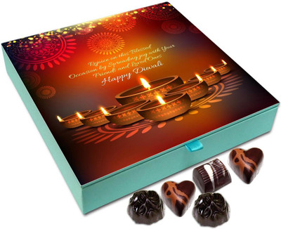 

Chocholik Diwali Gift Box - Rejoice On The Blessed Occasion Of Diwali Chocolate Box - 9pc Truffles(108 g)