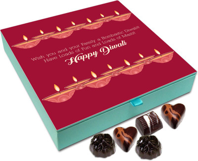 

Chocholik Diwali Gift Box - Wish You And Your Family A Bombastic Diwali Chocolate Box - 9pc Truffles(108 g)