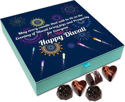 

Chocholik Diwali Gift Box - May Every Candle Lit On Diwali Brings Joy And Prosperity Chocolate Box - 9pc Truffles(108 g)
