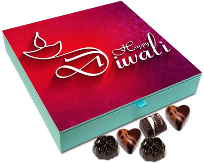 

Chocholik Diwali Gift - Happy Deepawali To You And Your Family Chocolate Box - 9pc Truffles(108 g)