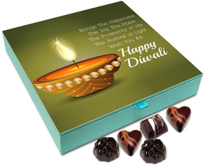 

Chocholik Diwali Gift Box - Wish You All A Very Prosperous And Safe Diwali Chocolate Box - 9pc Truffles(108 g)
