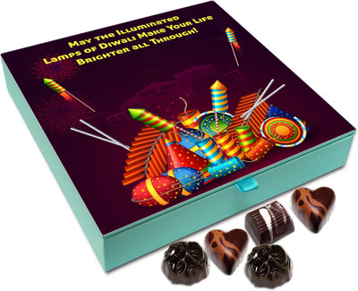 

Chocholik Diwali Gift - May The Illuminated Lamps Of Diwali Make Your Life Better Chocolate Box - 9pc Truffles(108 g)