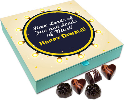 

Chocholik Diwali Gift Box - Have Loads Of Fun And Enjoyment On Diwali Chocolate Box - 9pc Truffles(108 g)