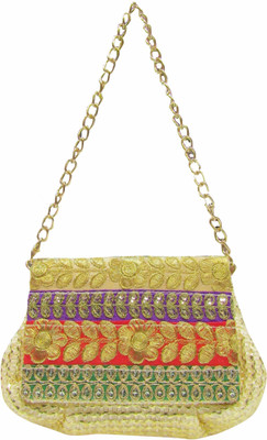 Deepsum Party Gold Clutch