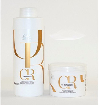 

Wella Professionals oil reflections luminuous shampoo 1000ml and mask 500ml duo(Set of 1)