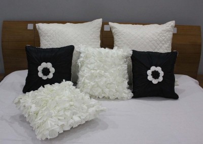 Dekor World Solid Cushions Cover(Pack of 7, 40 cm*40 cm, White)