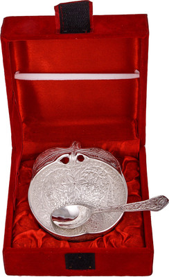 

G S Museum Silver Plated Decorative Platter(Multicolor, Pack of 2)