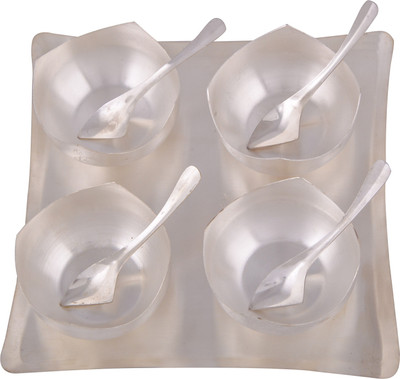 

G S Museum Bowl Spoon Plate Ladle Serving Set(Pack of 9)
