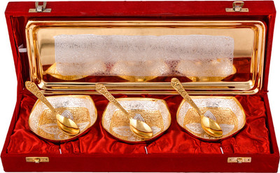 

G S Museum Bowl Spoon Tray Serving Set