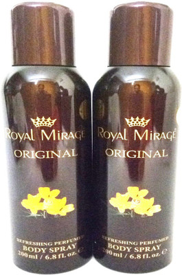 Royal Mirage Original Body Spray - For Men & Women(400 ml, Pack of 2) Flipkart