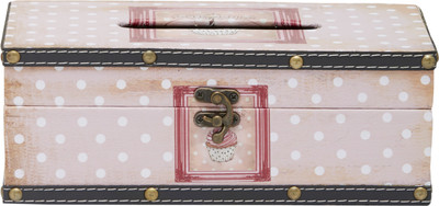 

EZ Life 1 Compartments Metal Tissue Holder(Pink)