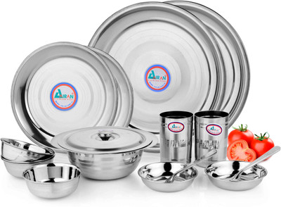 

Airan Pack of 15 Dinner Set(Stainless Steel)