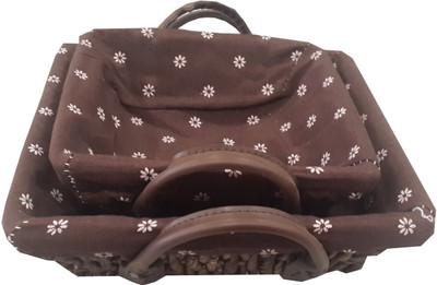 

Welhous Jute Fruit & Vegetable Basket(Brown)