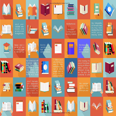 

EVINCE GIFT WRAPPING PAPER books and reading facts to know PAPER Gift Wrapper(orange shades)