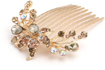 

Prita Prita's Gold Plated Wedding/Party Wear Hair Accressories For Women And Girls Hair Clip(Multicolor)
