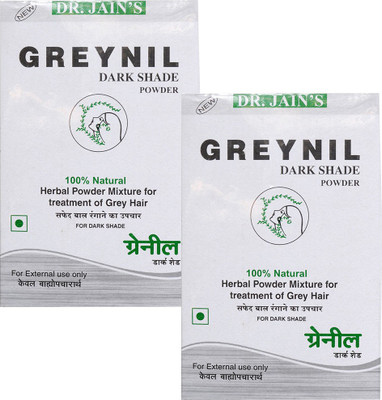 

Dr. Jain's Greynil Dark Shade Pack of 2 Hair Color(Black)