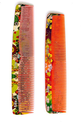 

Lily Hair Comb - printed combs for women, pack of 2