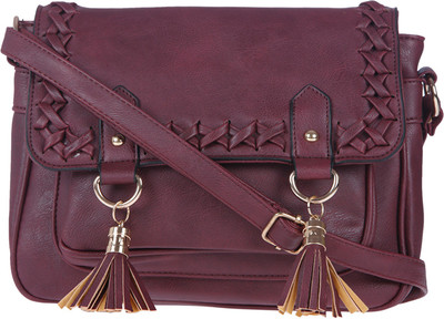 

Fur Jaden Sling Bag(Maroon)