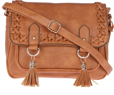 

Fur Jaden Sling Bag(Tan)