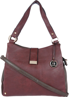 

Fur Jaden Hand-held Bag(Maroon)