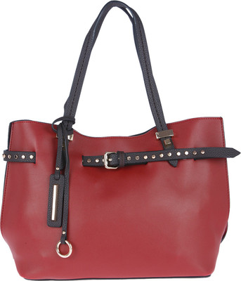 

Fur Jaden Hand-held Bag(Maroon)