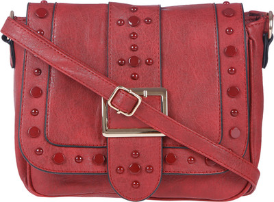 

Fur Jaden Sling Bag(Maroon)