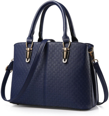 

Tanned Hand-held Bag(Blue)