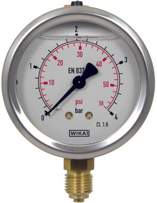 

Wika Pressure Gauge SS-63mm along with Calibration Certificate + 12 Months Warranty Hydrometer