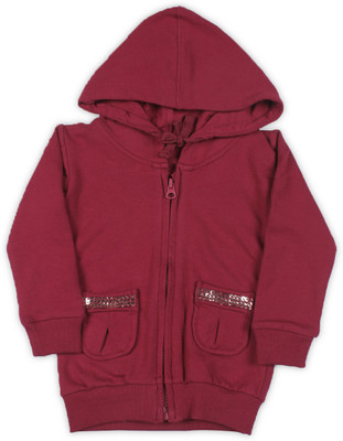 

Gini & Jony Full Sleeve Solid Baby Girl's Jacket, 1221