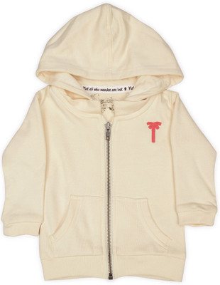 

Palm Tree Full Sleeve Solid Baby Girl's Jacket, C401