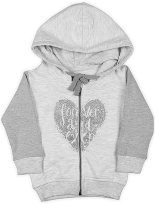 

Palm Tree Full Sleeve Graphic Print Baby Girl's Jacket, C204
