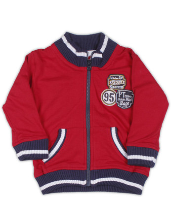

Palm Tree Full Sleeve Solid Baby Boy's Jacket, 1320